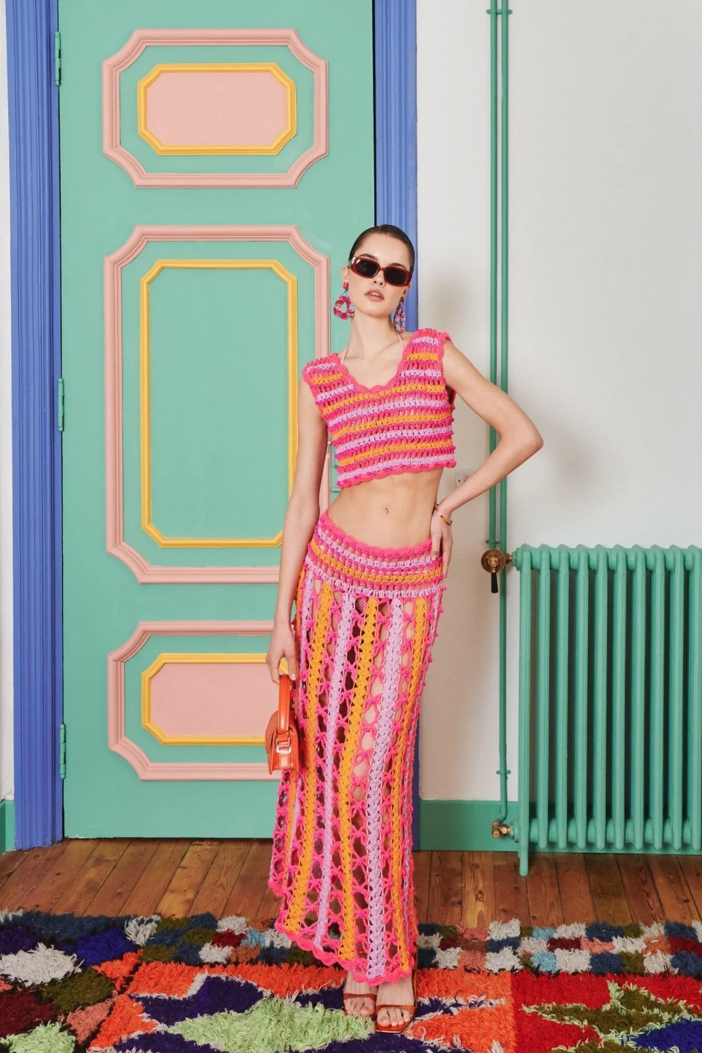 Celia B Aden Skirt Pink Discount