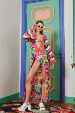 Celia B Arabia Dress Multi New