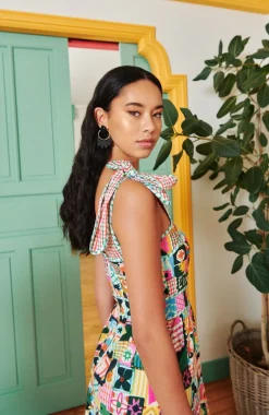 Celia B Arafura Dress Multi Clearance