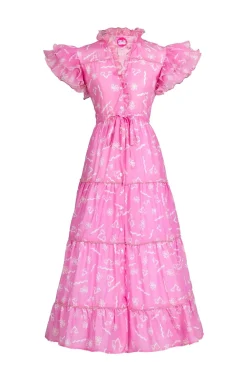 Celia B Aruna Dress Pink Clearance