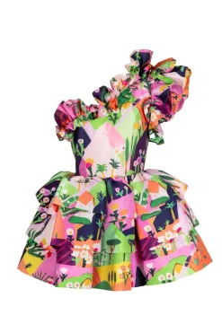 Celia B Baltic Dress Multi Clearance