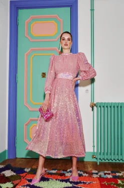 Celia B Bunzi Dress Pink Hot