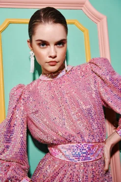 Celia B Bunzi Dress Pink Hot