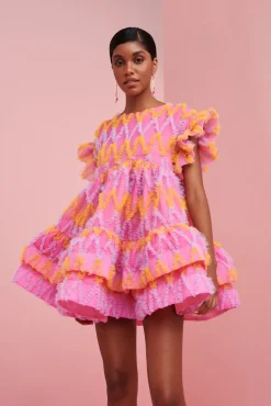 Celia B Coral Dress Pink Online