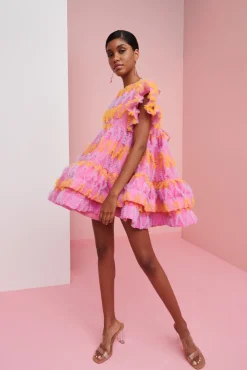 Celia B Coral Dress Pink Online