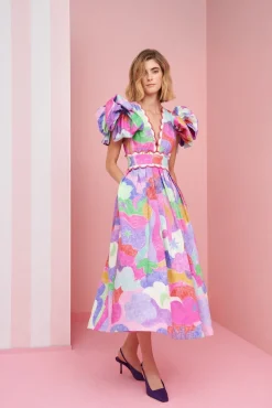 Celia B Curazao Dress Print Clearance