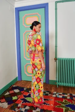 Celia B Dover Skirt Multi Hot