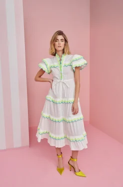 Celia B Eden Dress White Online