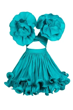 Celia B Ethereal Dress Blue Sale