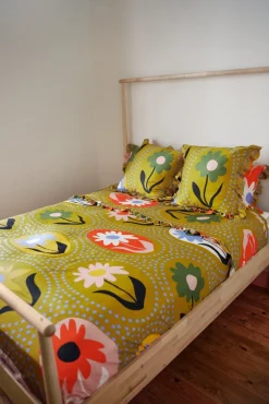 Celia B Green Iris Bedding Set