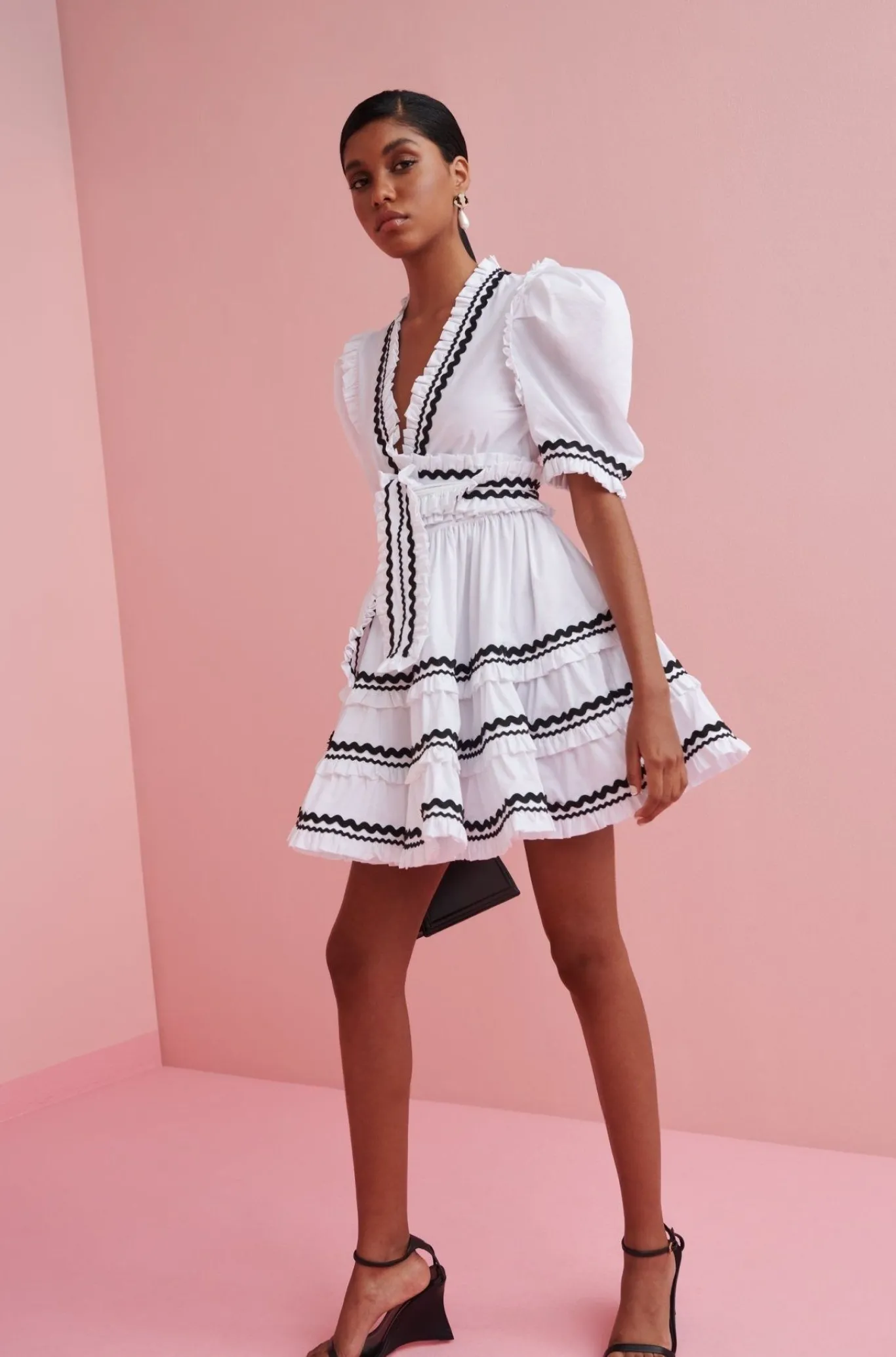 Celia B Hortensia Dress White New