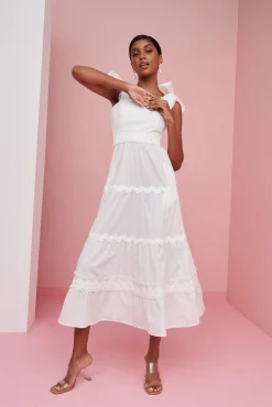 Celia B Jade Dress White