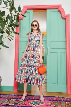 Celia B Lara Dress Multi New