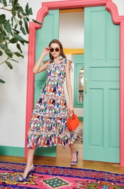 Celia B Lara Dress Multi New