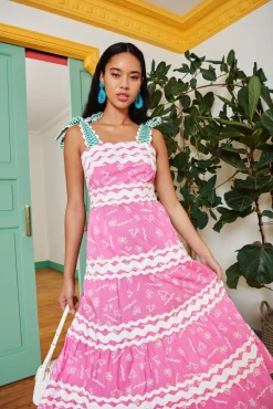 Celia B Lena Dress Pink Hot