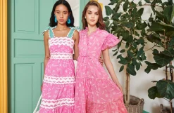 Celia B Lena Dress Pink Hot