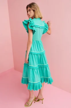 Celia B Moonlit Dress Blue Outlet