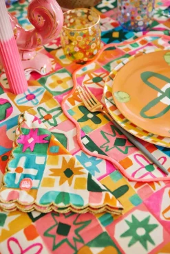 Celia B Mosaic Tablecloth Hot