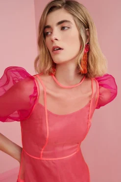 Celia B Nammu Dress Pink C New