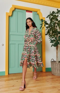 Celia B Nile Dress Multi Outlet