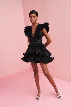 Celia B Prisma Dress Black Outlet