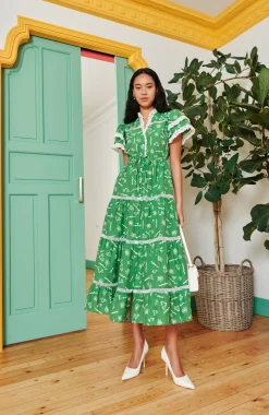 Celia B Sedna Dress-Green Online
