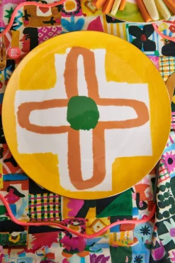 Celia B Sun Coral Plate Set Of Two Clearance