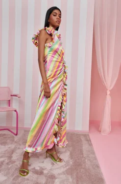 Celia B Varuna Dress Stripes New