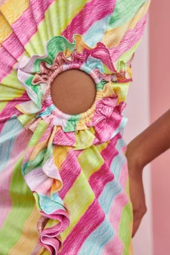 Celia B Varuna Dress Stripes New