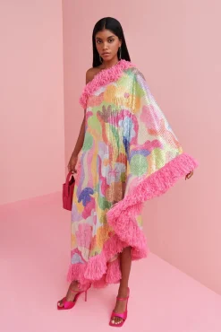 Celia B Willow Dress Multi Clearance