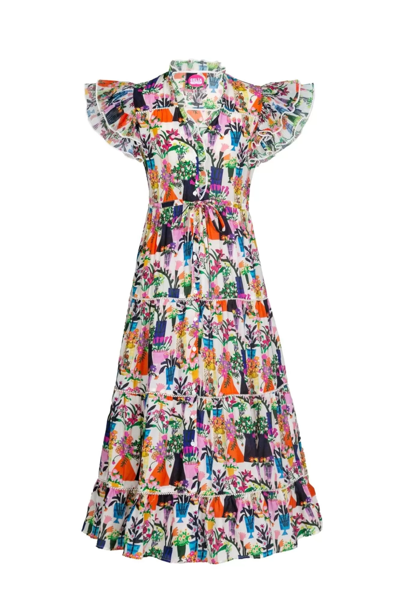 Aruna Dress -Multi | Celia B Clearance