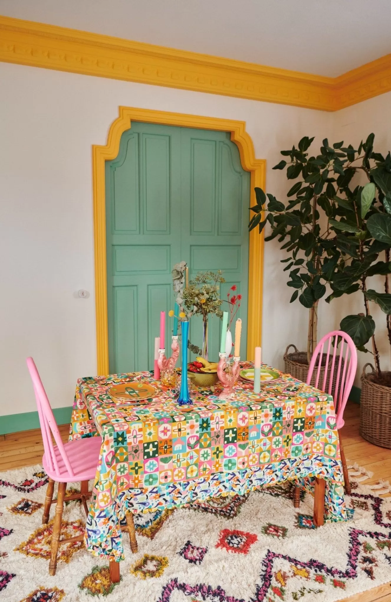 Mosaic Tablecloth | Celia B Flash Sale