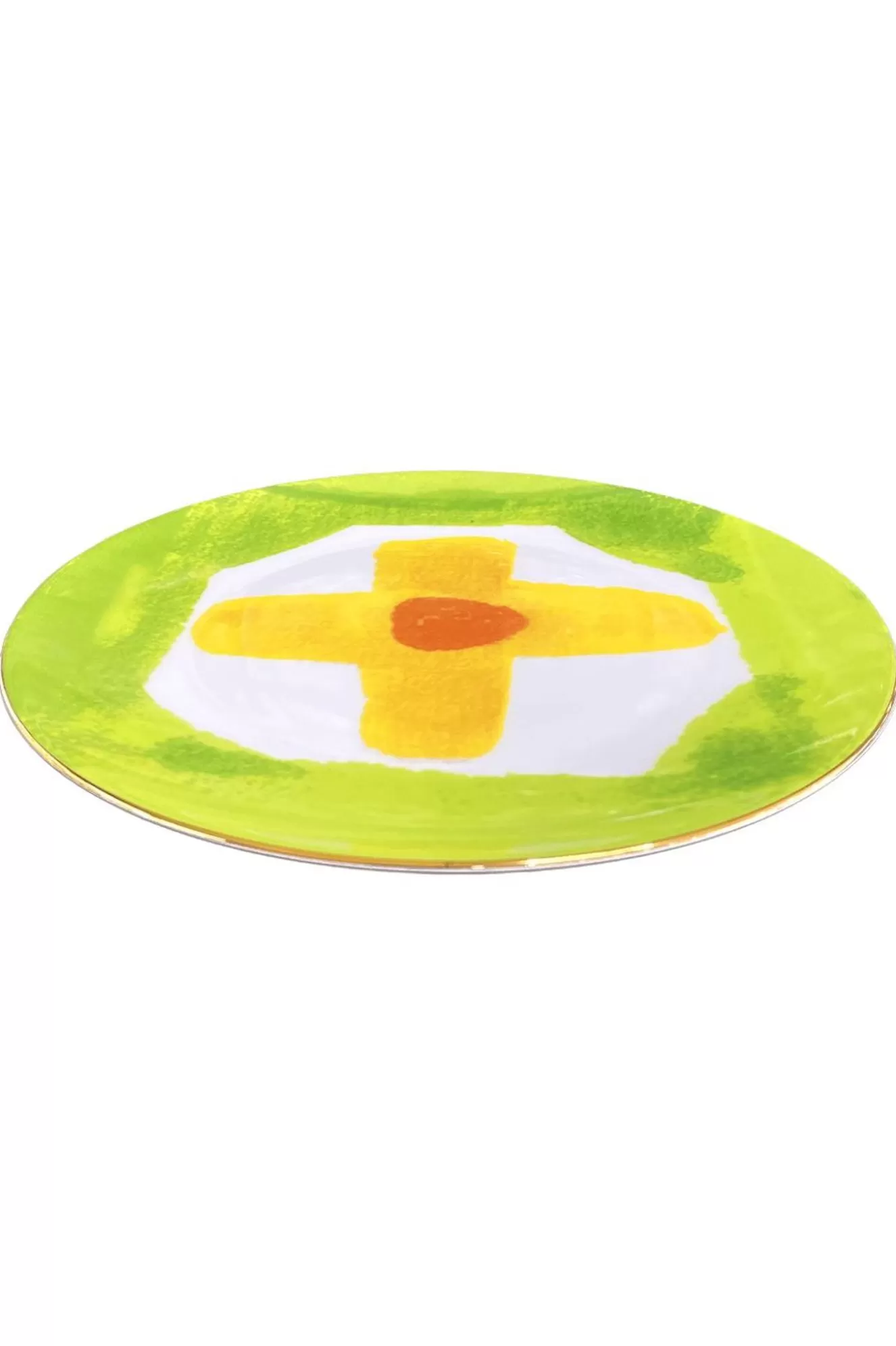 Yelow Iris Plate Set Of Two | Celia B Discount